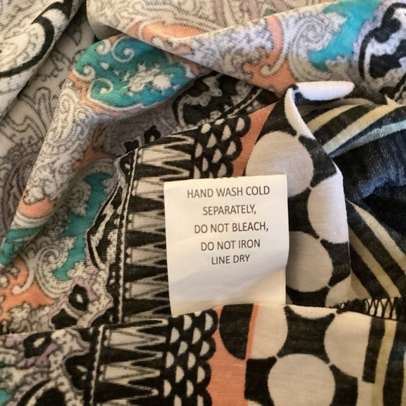 Gievergate Women’s Multicolored Sleeveless V-Neck Maxi Dress.  Size L - Picture 6 of 6